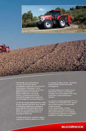 Tracteurs 4WD McCormick XTX 145 E-Plus