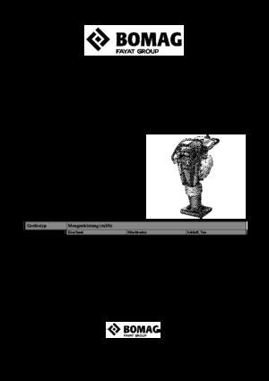 Pilonneuses à essence et diesel Bomag BVT 65