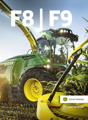 Ensileuses - traction 4 roues John Deere F8 100 