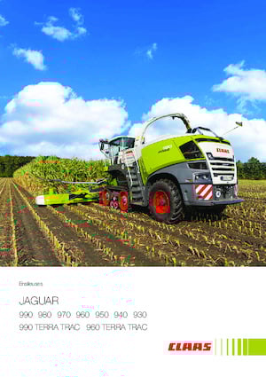Ensileuses - traction 4 roues Claas Jaguar 980