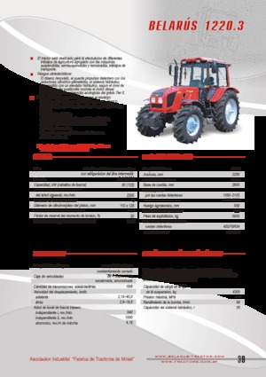 Tracteurs 4WD Belarus 1220.3