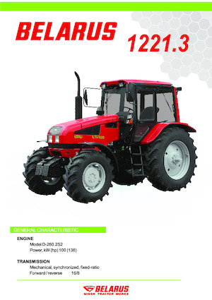 Tracteurs 4WD Belarus 1221.3