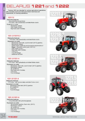 Tracteurs 4WD Belarus 1221.4