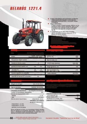 Tracteurs 4WD Belarus 1221.4