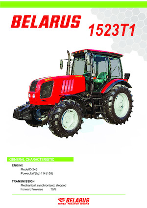 Tracteurs 4WD Belarus 1523Т1