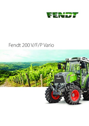 Tracteurs 4WD Fendt 210 V Vario
