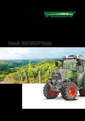 Tracteurs 4WD Fendt 210 V Vario
