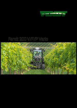 Tracteurs 4WD Fendt 210 V Vario Power