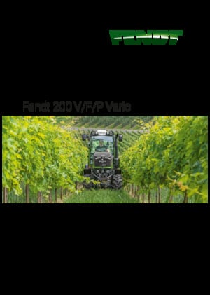 Tracteurs 4WD Fendt 210 V Vario Power