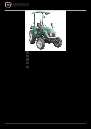 Tracteurs 4WD Arbos 2035