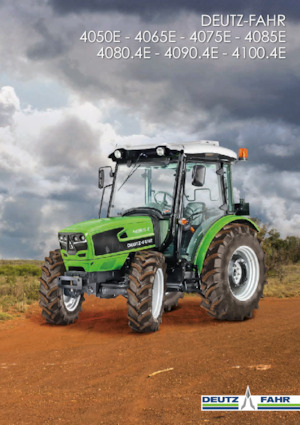 Tracteurs 4WD DEUTZ-FAHR 4050 E