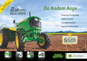 Tracteurs 4WD John Deere 5050