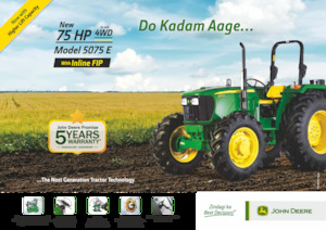 Tracteurs 4WD John Deere 5075 TREM-IV