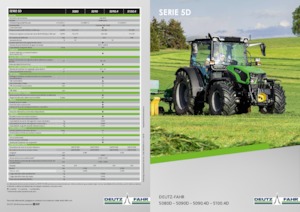 Tracteurs 4WD DEUTZ-FAHR 5080 D GS 