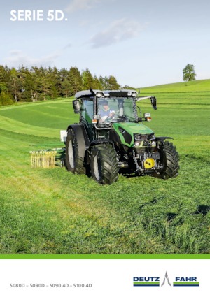 Tracteurs 4WD DEUTZ-FAHR 5080 D GS 
