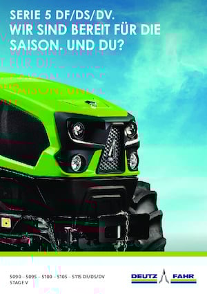 Tracteurs 4WD DEUTZ-FAHR 5095 DF GS 