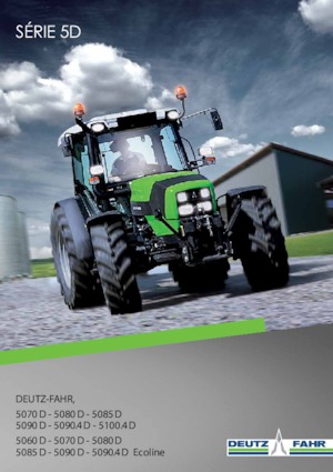 Tracteurs 4WD DEUTZ-FAHR 5080 D Ecoline