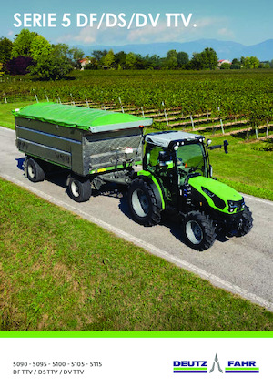 Tracteurs 4WD DEUTZ-FAHR 5095 DS TTV