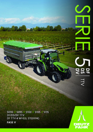 Tracteurs 4WD DEUTZ-FAHR 5095 DS TTV