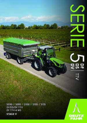 Tracteurs 4WD DEUTZ-FAHR 5095 DS TTV