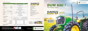 Tracteurs 4WD John Deere 5405 TREM-III