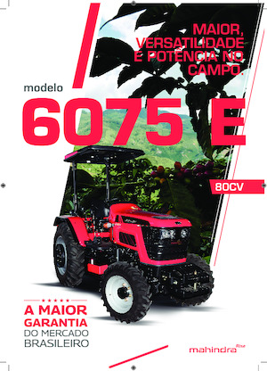 Tracteurs 4WD Mahindra 6075E