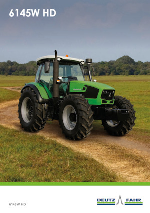 Tracteurs 4WD DEUTZ-FAHR 6145W HD