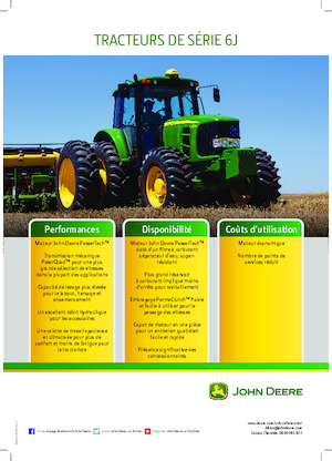 Tracteurs 4WD John Deere 6150J