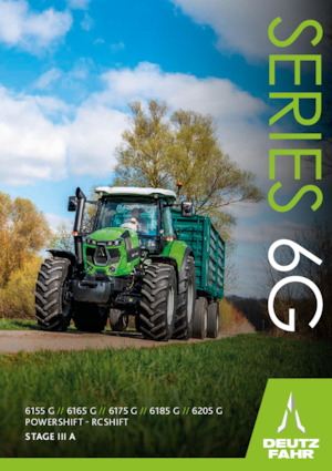 Tracteurs 4WD DEUTZ-FAHR 6165 G