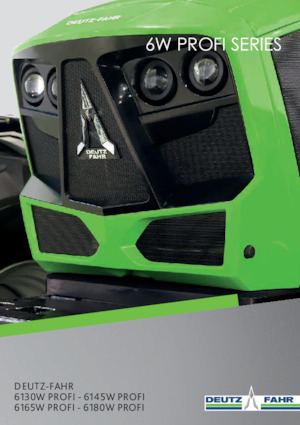 Tracteurs 4WD DEUTZ-FAHR 6165W Profi