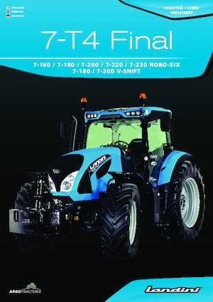 Tracteurs 4WD Landini 7-180 Robo-Six