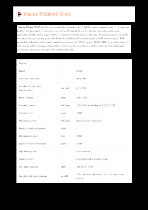 Tracteurs 4WD Pronar 8140