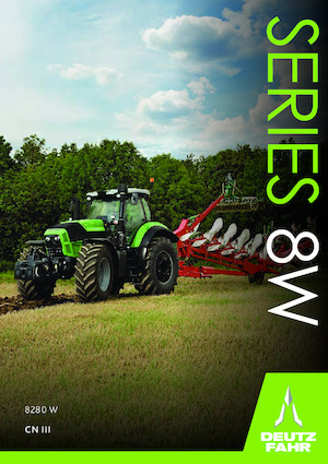 Tracteurs 4WD DEUTZ-FAHR 8280W