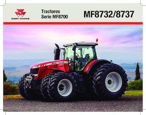 Tracteurs 4WD Massey Ferguson 8732	