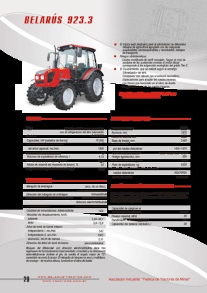 Tracteurs 4WD Belarus 923.3