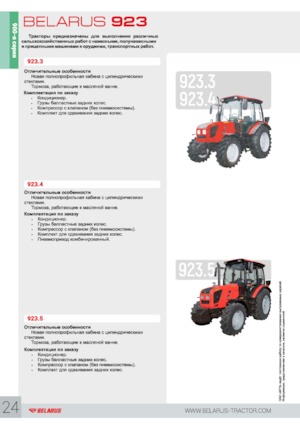 Tracteurs 4WD Belarus 923.3