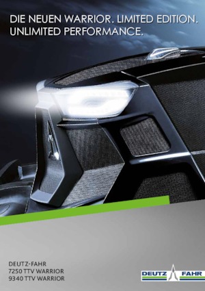 Tracteurs 4WD DEUTZ-FAHR 9340 TTV Warrior