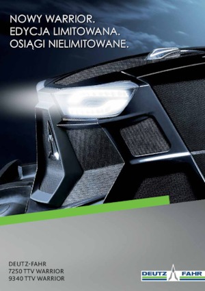 Tracteurs 4WD DEUTZ-FAHR 9340 TTV Warrior