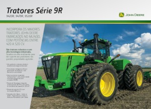 Tracteurs 4WD John Deere 9520R