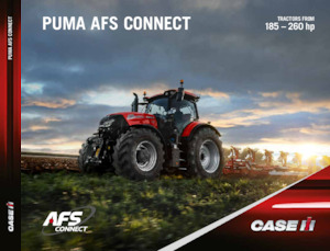 Tracteurs 4WD Case IH AFS Connect Puma 185 CVXDRIVE