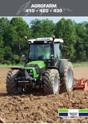 Tracteurs 4WD DEUTZ-FAHR Agrofarm 420 TTV