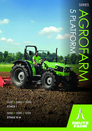 Tracteurs 4WD DEUTZ-FAHR Agrofarm 5095