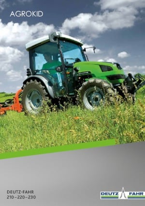 Tracteurs 4WD DEUTZ-FAHR Agrokid 220 Basso