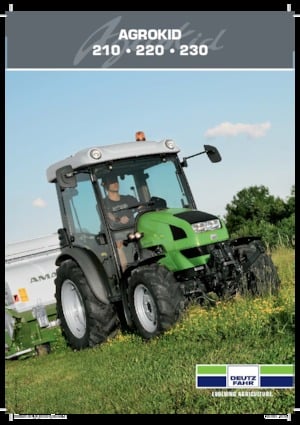 Tracteurs 4WD DEUTZ-FAHR Agrokid 230 Basso