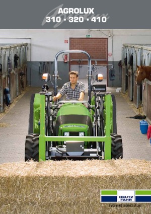 Tracteurs 4WD DEUTZ-FAHR Agrolux 410