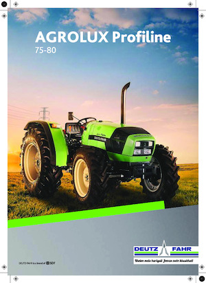 Tracteurs 4WD DEUTZ-FAHR Agrolux 75 Profiline
