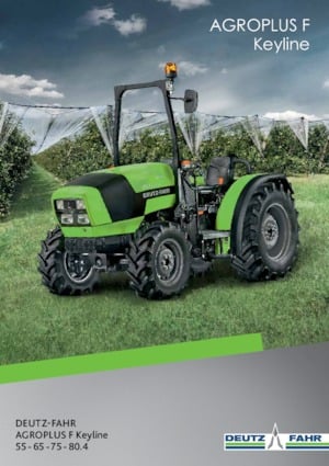 Tracteurs 4WD DEUTZ-FAHR Agroplus F 80.4 Keyline
