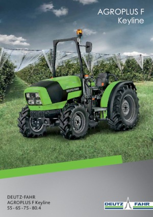 Tracteurs 4WD DEUTZ-FAHR Agroplus F 80.4 Keyline
