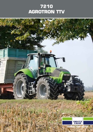Tracteurs 4WD DEUTZ-FAHR Agrotron 7210 TTV 