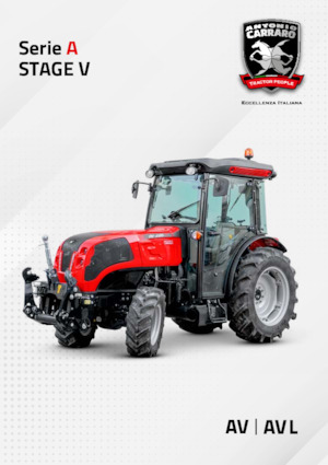 Tracteurs 4WD Carraro AV 2.95 L
